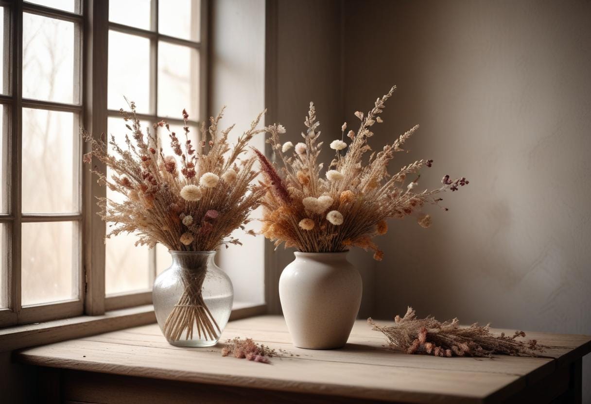 Så här torkar du blommor med hårspray – enkelt och snyggt! illustration